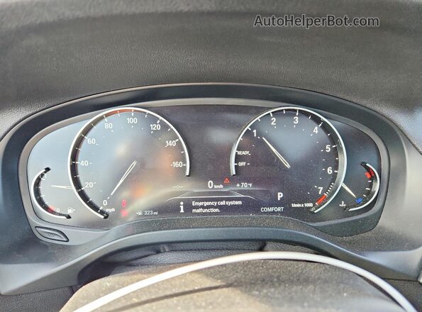5UXTR7C55KLF34245 2019 BMW X3 Черный Вид щитка приборов