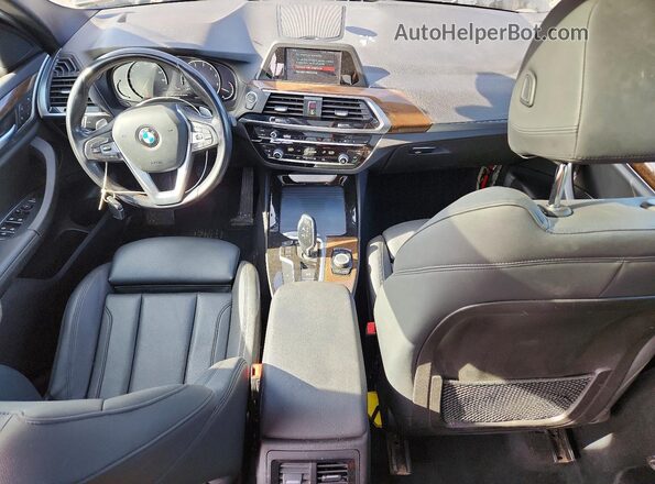 5UXTR7C55KLF34245 2019 BMW X3 Черный Вид панели приборов