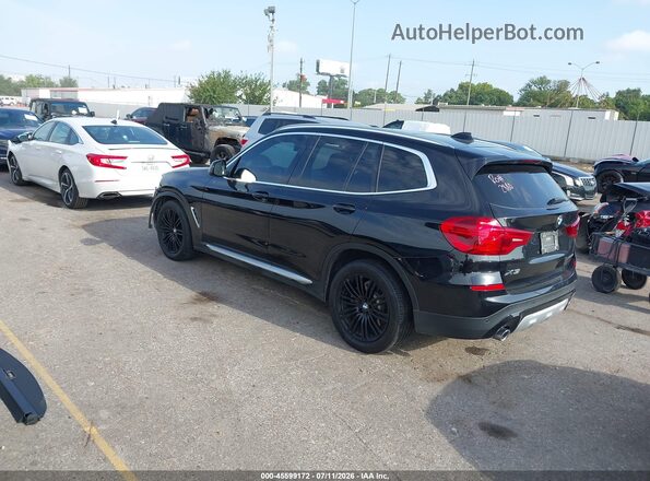5UXTR7C56KLE96282 2019 BMW X3 Black Rear left