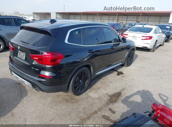5UXTR7C56KLE96282 2019 BMW X3 Black Rear right
