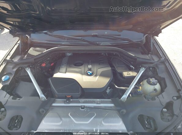 5UXTR7C56KLE96282 2019 BMW X3 Black Rear view