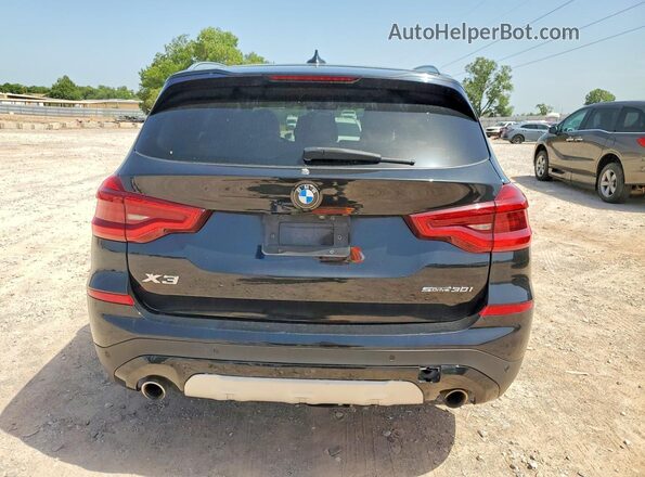 5UXTR7C57KLF24008 2019 BMW X3 Black Հետևի տեսք