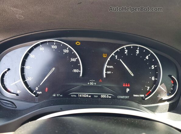 5UXTR7C57KLF24008 2019 BMW X3 Black Սարքավորումների վահանակի տեսք