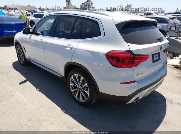 5UXTR7C57KLF34926 2019 BMW X3 White Tył lewy