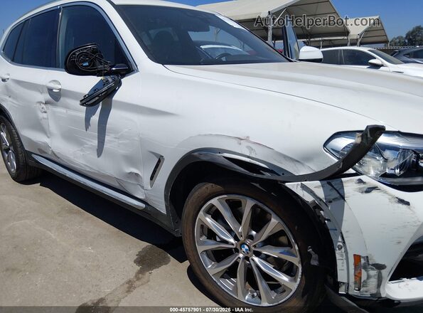 5UXTR7C57KLF34926 2019 BMW X3 White Widok z przodu