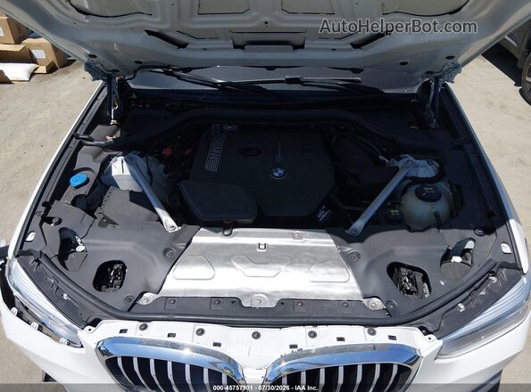 5UXTR7C57KLF34926 2019 BMW X3 White Widok z tyłu
