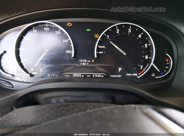 5UXTR7C57KLR51329 2019 BMW X3 White Հետևի նստատեղերի տեսք