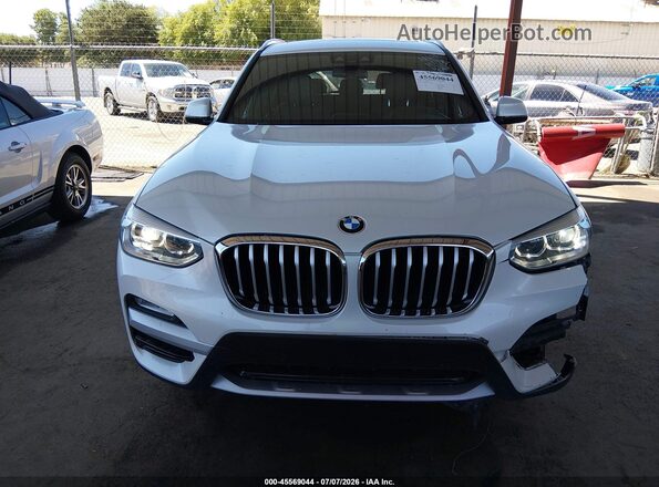 5UXTR7C57KLR51329 2019 BMW X3 White Սարքավորումների վահանակի տեսք