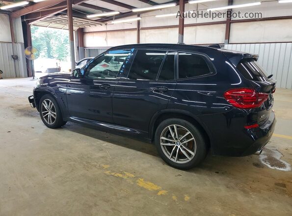 5UXTR7C58KLF24616 2019 BMW X3 Синий Задняя левая четверть