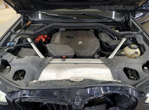 5UXTR7C58KLF24616 2019 BMW X3 Синий Вид задней части салона