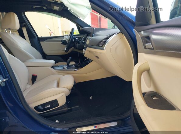 5UXTR7C58KLF30531 2019 BMW X3 Blue Սալոնի դիմացի տեսք