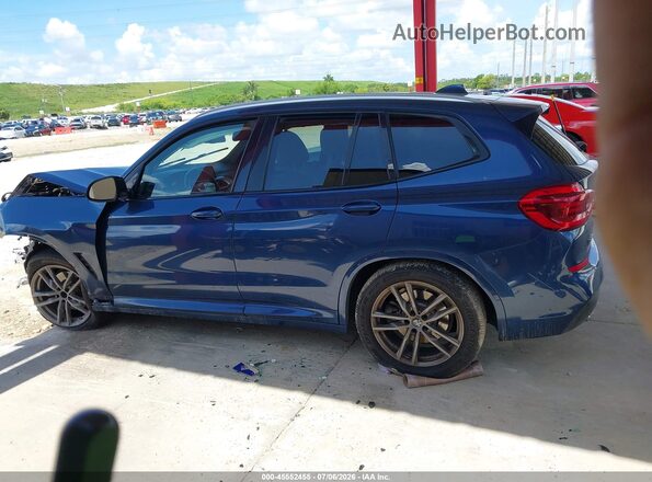 5UXTR7C58KLF30531 2019 BMW X3 Blue 