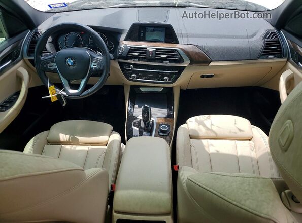 5UXTR7C58KLF32067 2019 BMW X3 White Vista del salpicadero