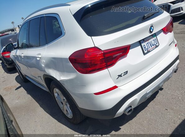 5UXTR7C58KLR46169 2019 BMW X3 White Rear left