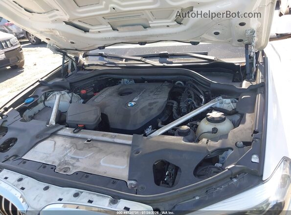 5UXTR7C58KLR46169 2019 BMW X3 White Rear view