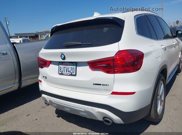 5UXTR7C58KLR46169 2019 BMW X3 White 
