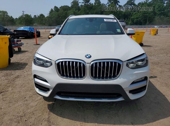 5UXTR7C59KLE93697 2019 BMW X3 Белый Вид спереди