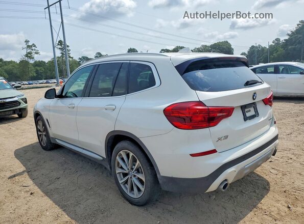 5UXTR7C59KLE93697 2019 BMW X3 Белый Задняя левая четверть