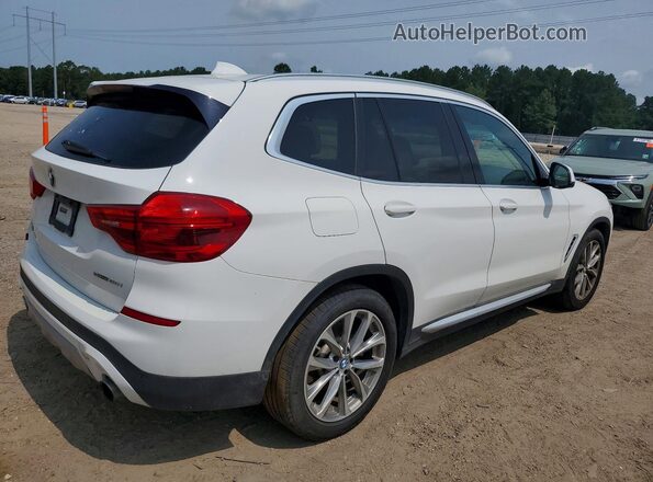 5UXTR7C59KLE93697 2019 BMW X3 Белый Задняя правая четверть