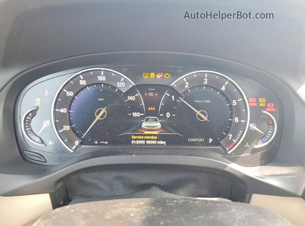 5UXTR7C59KLE93697 2019 BMW X3 Белый Вид щитка приборов