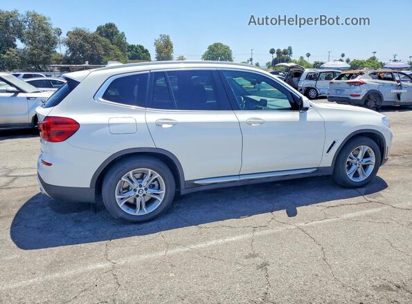 5UXTR7C59KLF36659 2019 BMW X3 White Trasero derecho