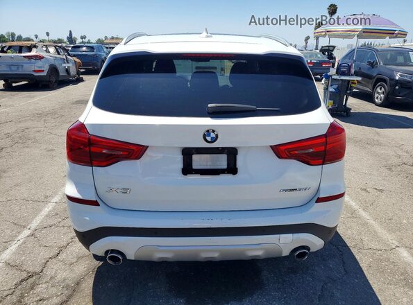 5UXTR7C59KLF36659 2019 BMW X3 White Vista trasera