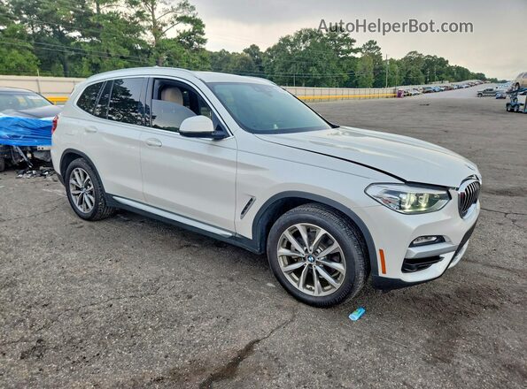 5UXTR7C5XKLF27131 2019 BMW X3 White Delantero derecho