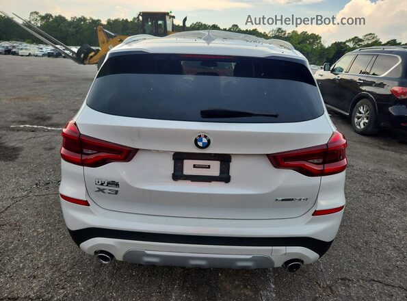 5UXTR7C5XKLF27131 2019 BMW X3 White Vista trasera