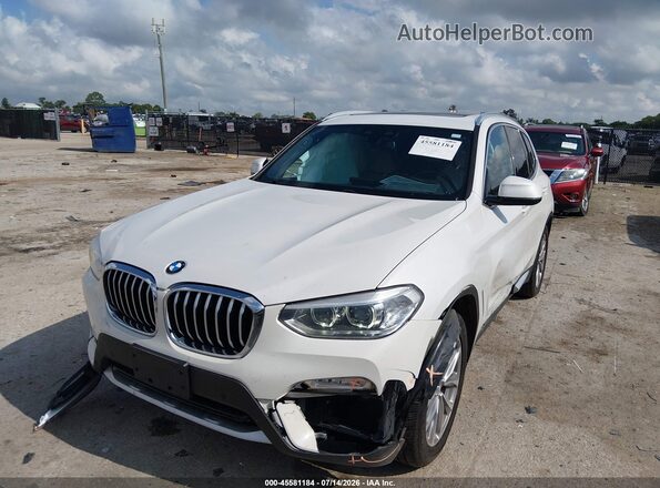 5UXTR7C5XKLR50305 2019 BMW X3 White Przód lewy