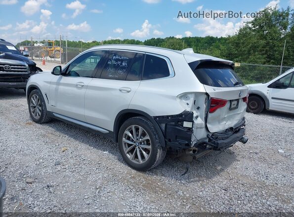 5UXTR9C50JLC69518 2018 BMW X3 White უკანა მარცხენა