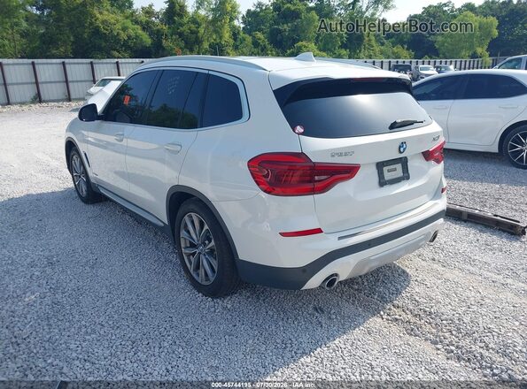 5UXTR9C50JLC72693 2018 BMW X3 White Задня ліва чверть