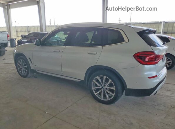 5UXTR9C50JLC77232 2018 BMW X3 White Հետևի ձախ