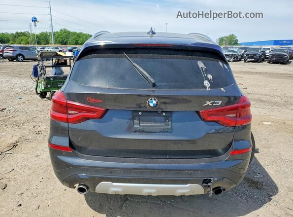 5UXTR9C50JLC79112 2018 BMW X3 Charcoal Вид ззаду
