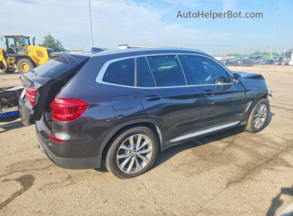 5UXTR9C50JLC82558 2018 BMW X3 Black უკანა მარჯვენა