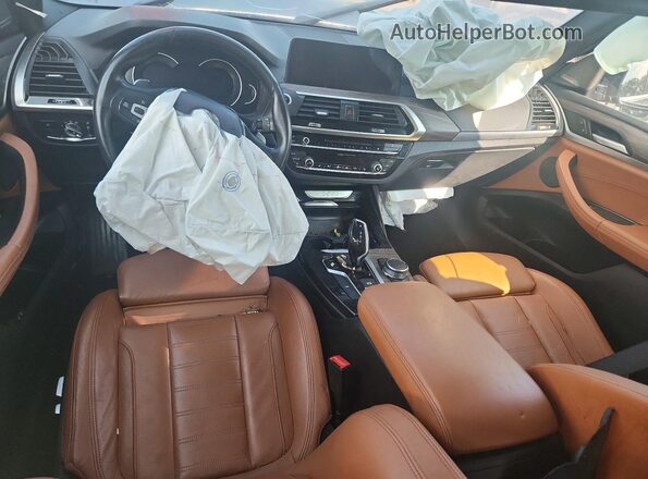 5UXTR9C50JLC82558 2018 BMW X3 Black წინა პანელის ხედი