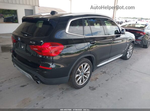 5UXTR9C50JLD66153 2018 BMW X3 Black Trasero derecho