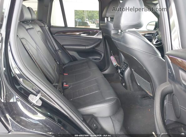 5UXTR9C50JLD66153 2018 BMW X3 Black Vista de la etiqueta del VIN