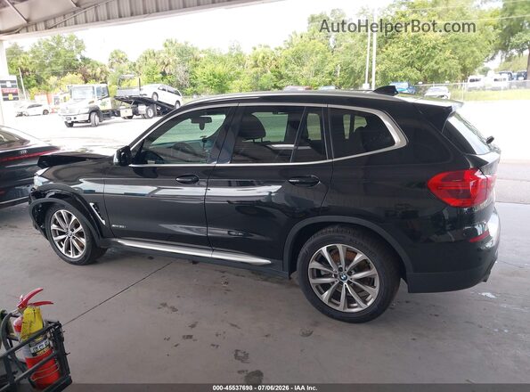 5UXTR9C50JLD66153 2018 BMW X3 Black Vista interior de 360 grados