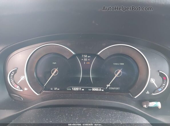 5UXTR9C50JLD66153 2018 BMW X3 Black Vista de los asientos traseros