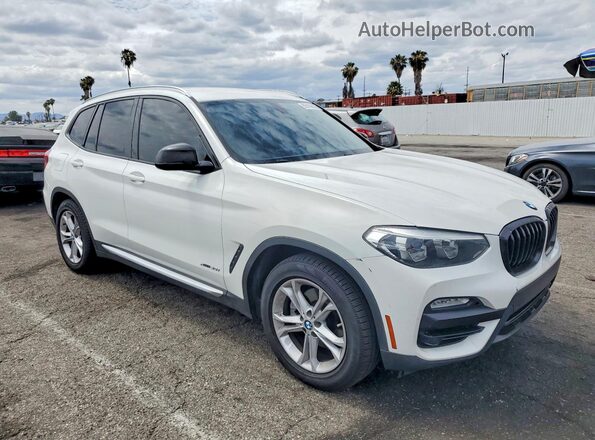 5UXTR9C50JLD66878 2018 BMW X3 White წინა მარჯვენა