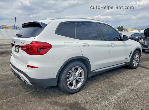 5UXTR9C50JLD66878 2018 BMW X3 White უკანა მარჯვენა