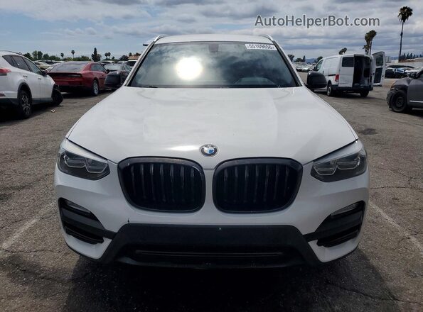 5UXTR9C50JLD66878 2018 BMW X3 White წინა ხედი