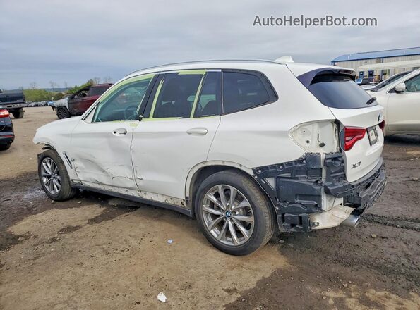 5UXTR9C50JLD70879 2018 BMW X3 White Rear left