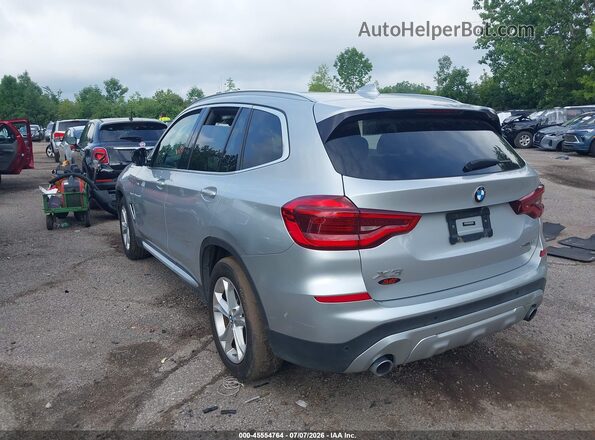 5UXTR9C50KLD96030 2019 BMW X3 Silver Trasero izquierdo