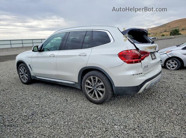 5UXTR9C50KLE14784 2019 BMW X3 White Tył lewy