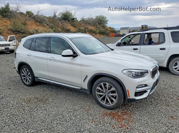 5UXTR9C50KLE14784 2019 BMW X3 White Przód prawy