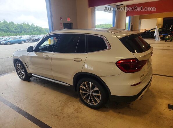 5UXTR9C50KLP77535 2019 BMW X3 White Rear left
