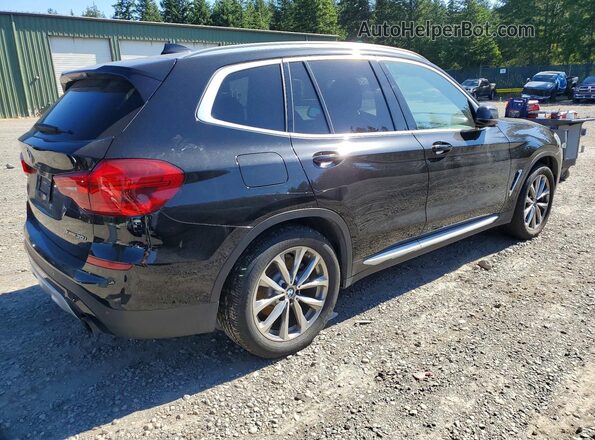 5UXTR9C50KLP85246 2019 BMW X3 Black Trasero derecho