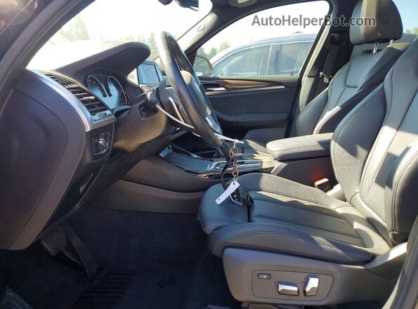 5UXTR9C50KLP85246 2019 BMW X3 Black Vista interior delantera