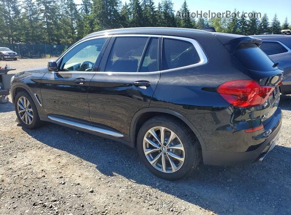 5UXTR9C50KLP85246 2019 BMW X3 Black Trasero izquierdo